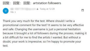 artstation marketing followers review