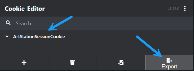 cookies export artstation